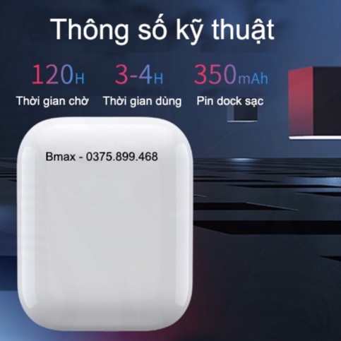 Tai nghe bluetooth không dây giá rẻ android true wireless blutooth ko dây mini tws chống ồn cảm ứng vân tay pin trâu