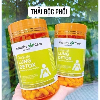 Viên Uống Thải Độc Phổi Healthy Care Lung Detox 180 viên