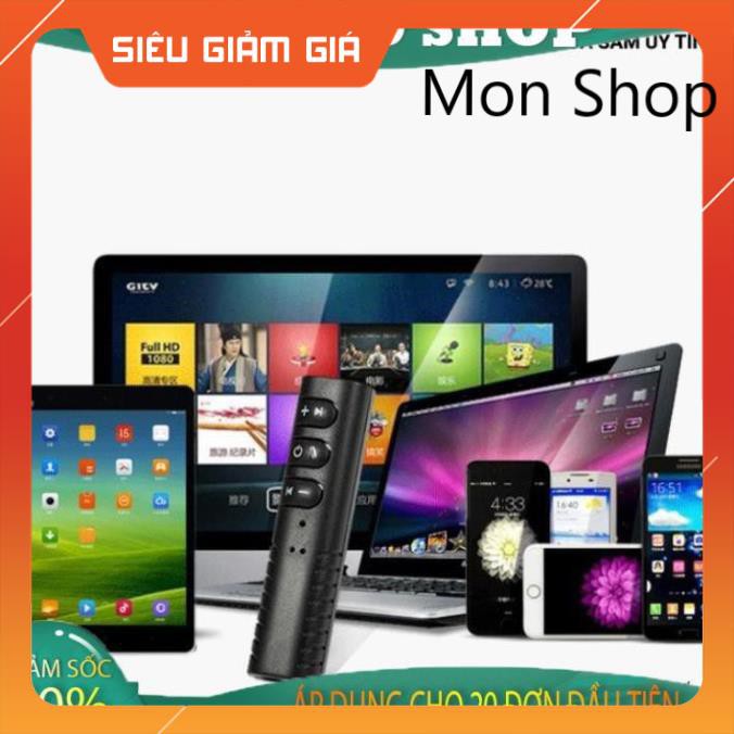 Adapter chuyển đổi tai nghe, loa cắm dây thành Bluetooth không dây ( Gía sập sàn ) MON SHOP SHOP