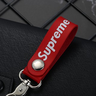 Móc Khóa Da Supreme Leather Keychain