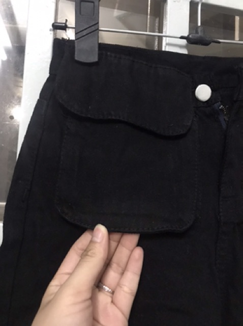 Quần ngố Jeans 4 màu kèm túi JEANS siêu đẹp | BigBuy360 - bigbuy360.vn