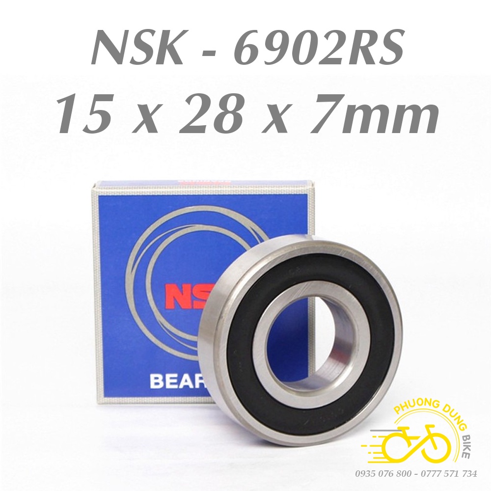 Vòng bi bạc đạn NSK 6902RS cho xe đạp - 1 Vòng