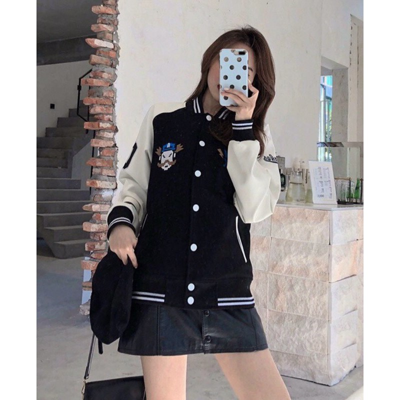 [free ship 15k] áo bomber- áo khoác bomber nam  cúc bấm  from chuẩn ôm dáng cực chất KD03 giá tốt | BigBuy360 - bigbuy360.vn