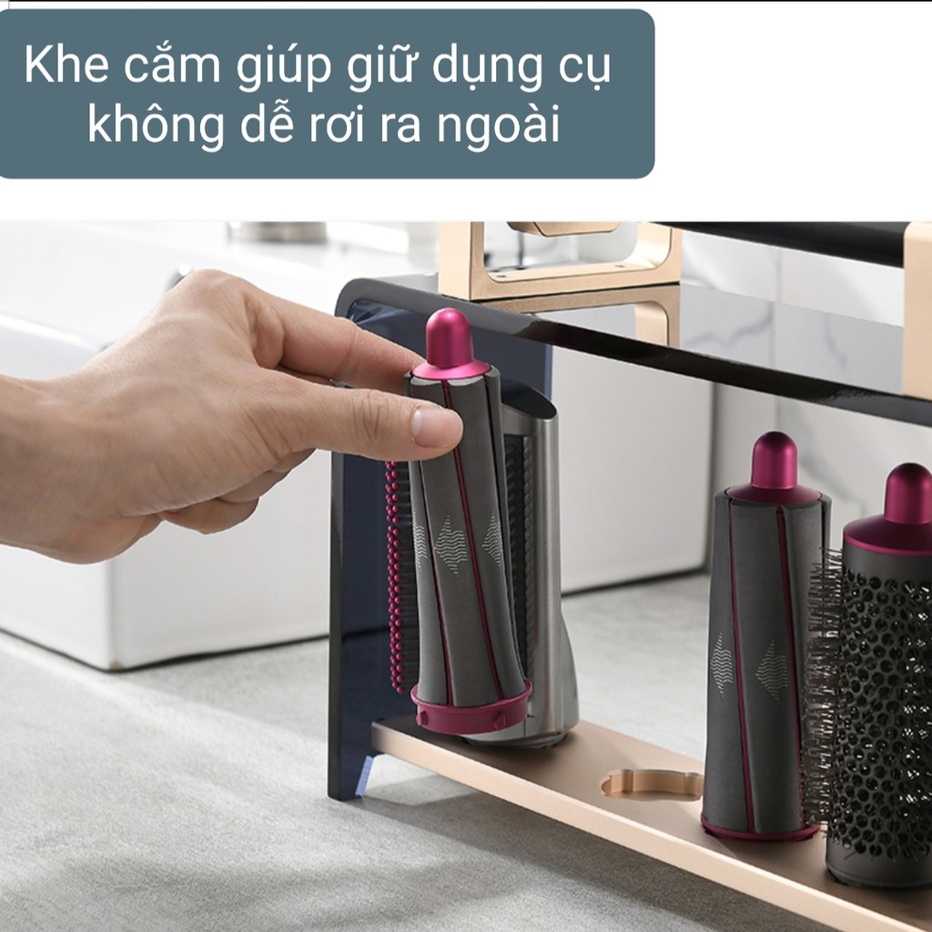 ()Giá đỡ máy sấy tóc Dyson để bàn cao cấp