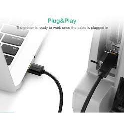 Cáp Máy In USB 2.0 Dài 1.5M UGREEN 10350 - Dây USB Máy In - Hàng Chính Hãng