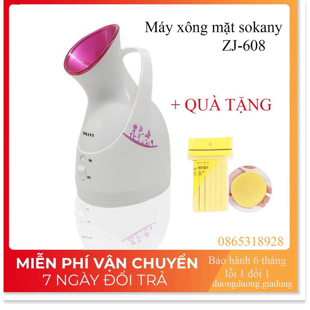 [HÀNG LOẠI 1 - GIÁ SẬP SÀN] Máy Xông Hơi Làm Đẹp Da Mặt Tại Nhà Sokany Chính Hãng