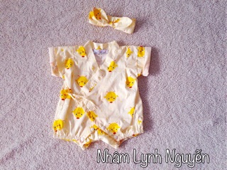 Set 2 váy và 2 bộ yukata cho bé