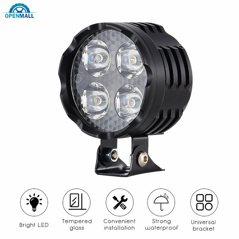 Đèn Pha 4led Siêu Sáng Cho Xe Mô Tô / Tàu Thuyền