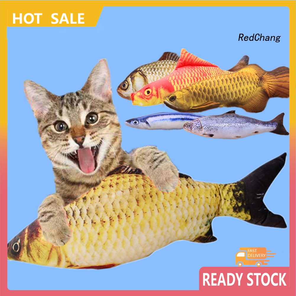 Cá Nhồi Bông Đồ Chơi Cho Mèo Cưng