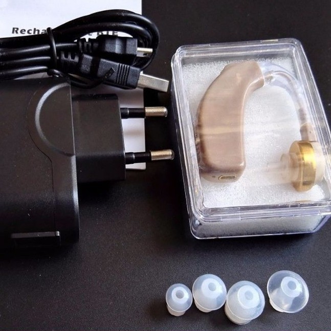 Máy trợ thính sạc pin đeo sau tai axon C108( bảo hành 1năm)