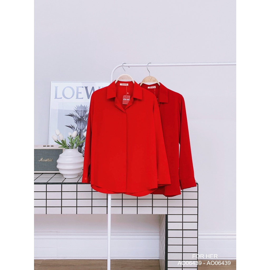 Áo sơ mi nữ tay dài trơn #2 AO0088-AO0089-AO0121-AO0344