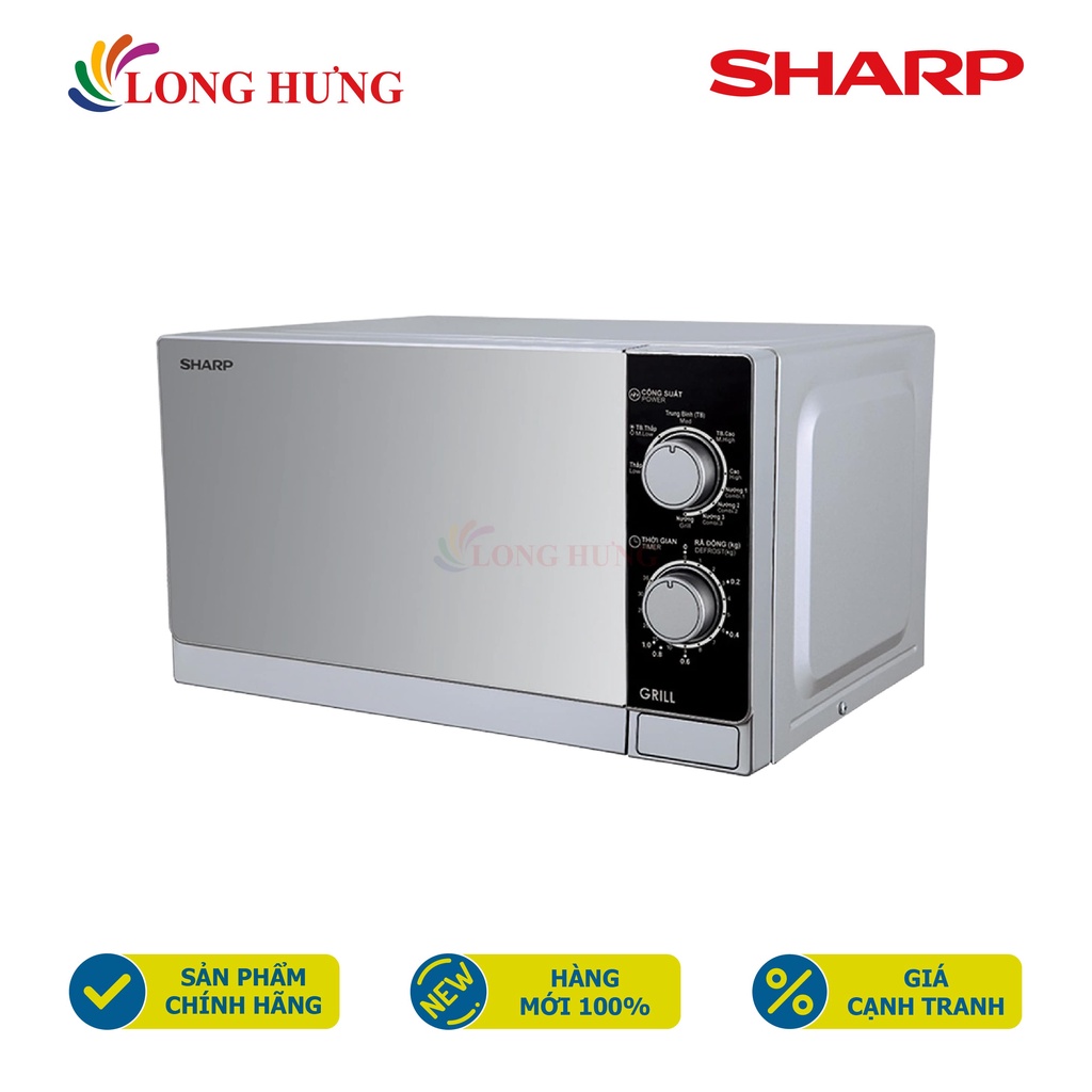 Lò vi sóng Sharp 20 lít R-G223VN-SM - Hàng chính hãng