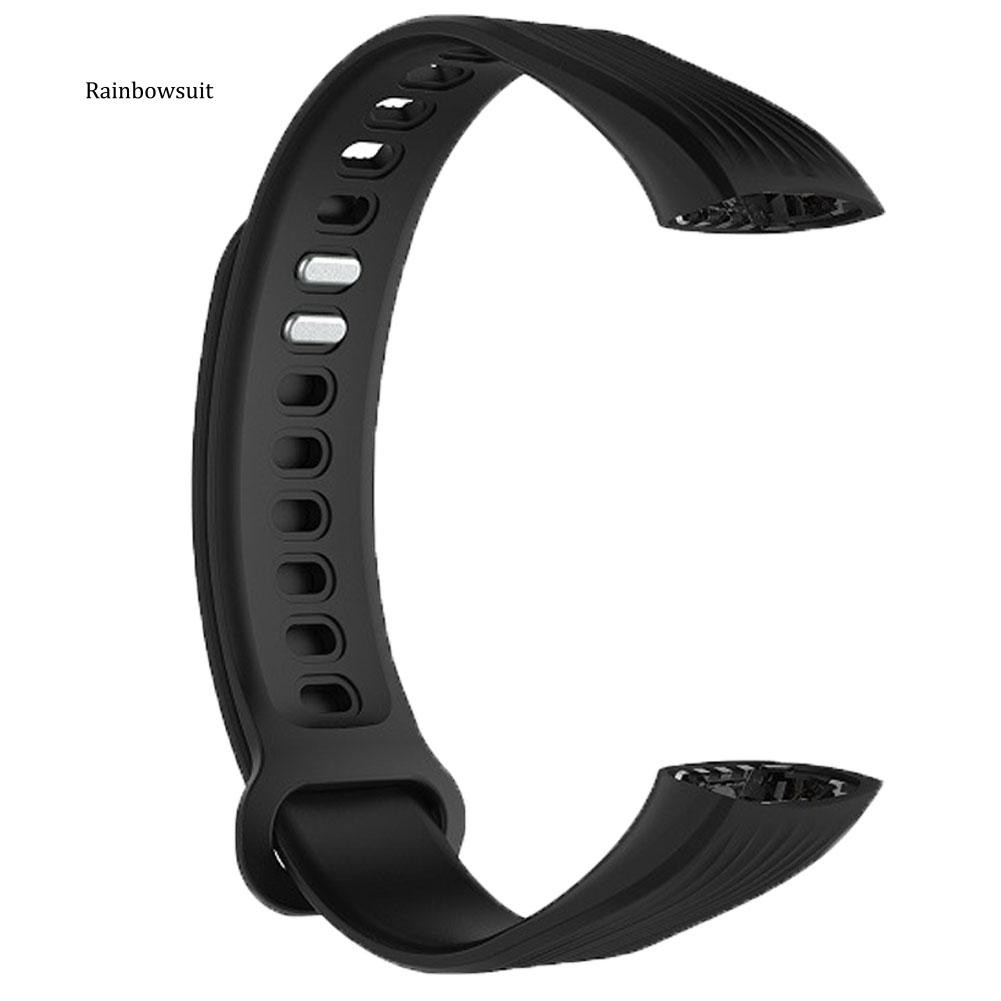 Dây Đeo Silicone Nhiều Màu Thay Thế Cho Đồng Hồ Thông Minh Huawei Honor Band 3