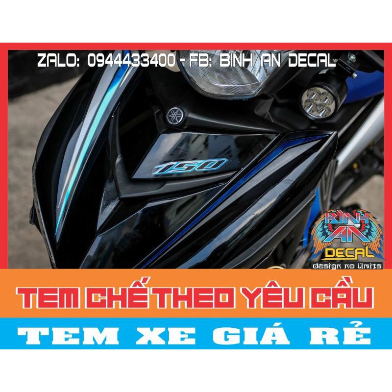 TEM RỜI EXCITER 150 CỰC ĐẸP