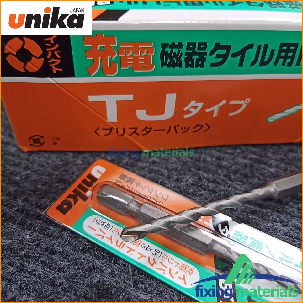Mũi khoan gạch men chuôi lục giác Unika mã TJ
