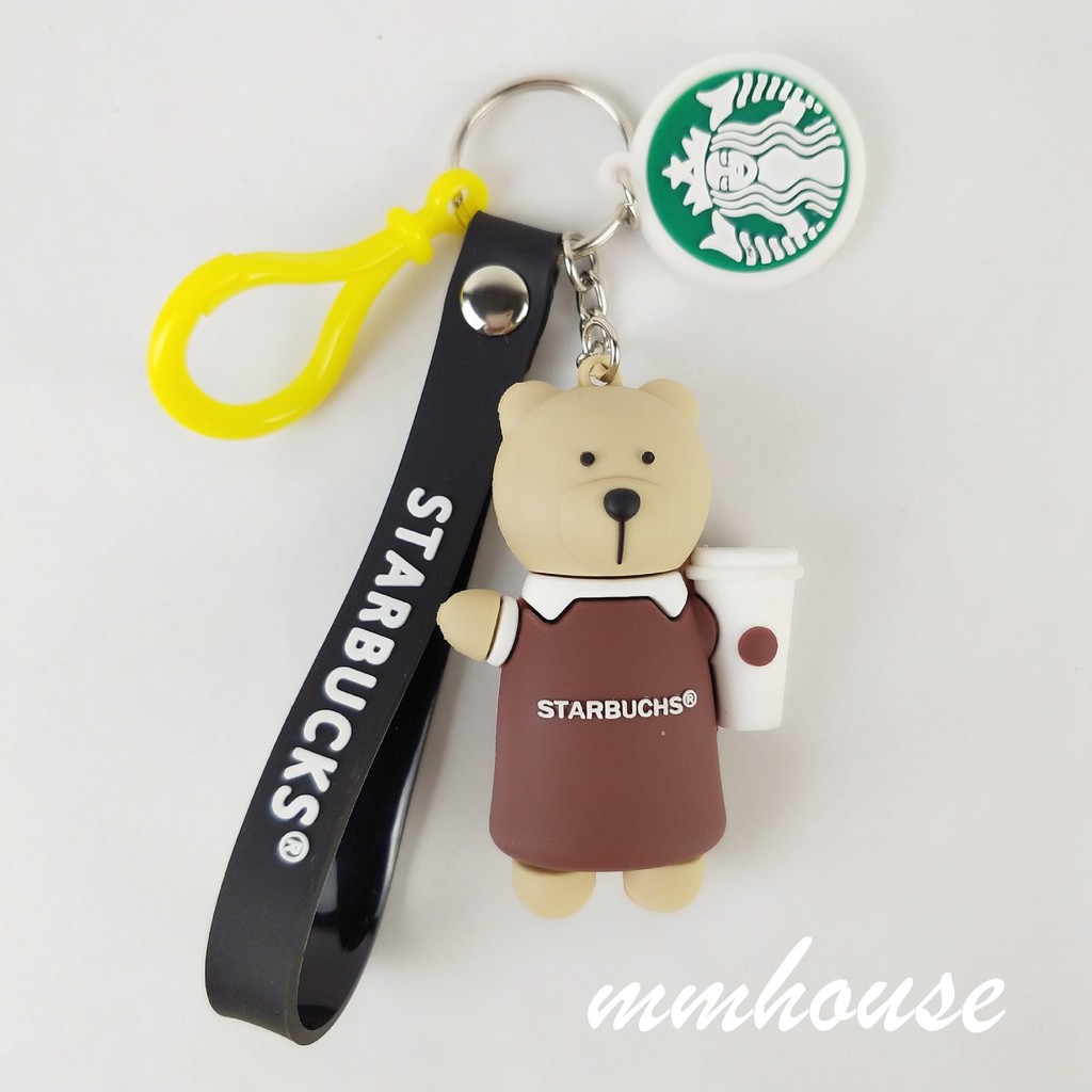 Móc khóa hình chú gấu 36 kiểu lựa chọn