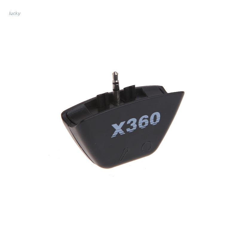 Đầu chuyển đổi giắc cắm tai nghe 2.5mm màu đen cho Xbox 360
