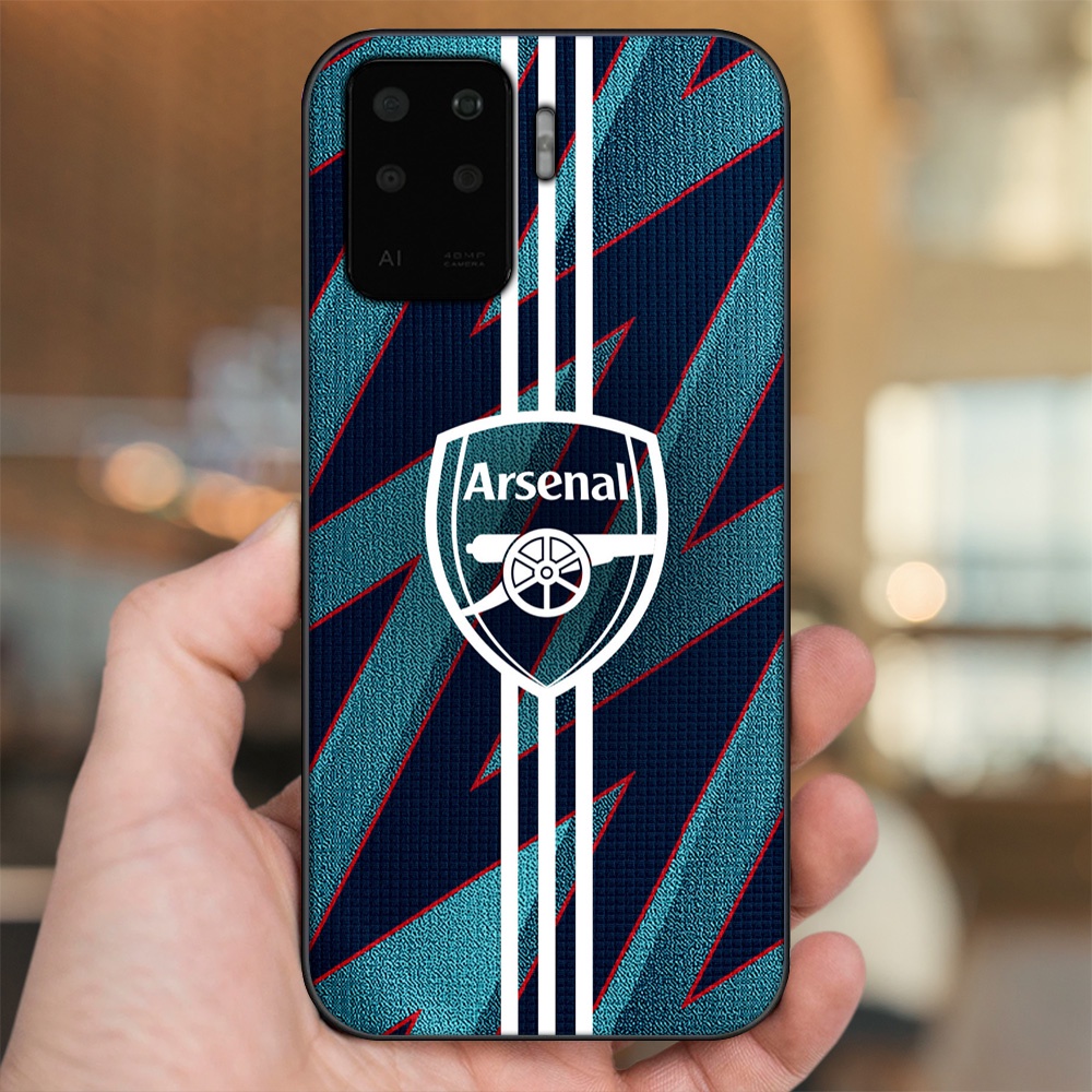 Ốp lưng Oppo A94 viền đen in hình Arsenal FC
