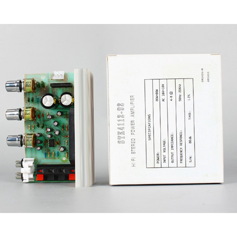 Bảng Mạch Khuếch Đại Âm Thanh Ac15-18V 50w+50w 2.0 Kênh Stk462 4102 4132 4182 Series