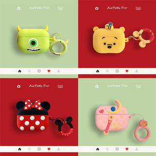 Vỏ bảo vệ hộp sạc tai nghe AirPods pro 3 inPods pro bằng silicon họa tiết hoạt hình Disney dễ thương