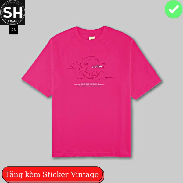Áo thun 𝗧𝗘𝗘 𝗦𝗔𝗗𝗟𝗨𝗩 + 𝗕𝗢𝗫 ®️ - 𝑯𝒂̀𝒏𝒈 𝒄𝒉𝒊́𝒏𝒉 𝒉𝒂̃𝒏𝒈