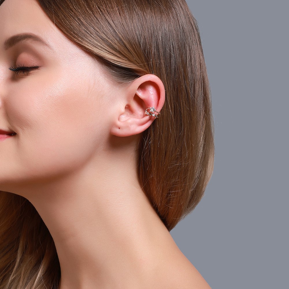 Hoa tai hai sao phong cách Âu Mỹ độc đáo