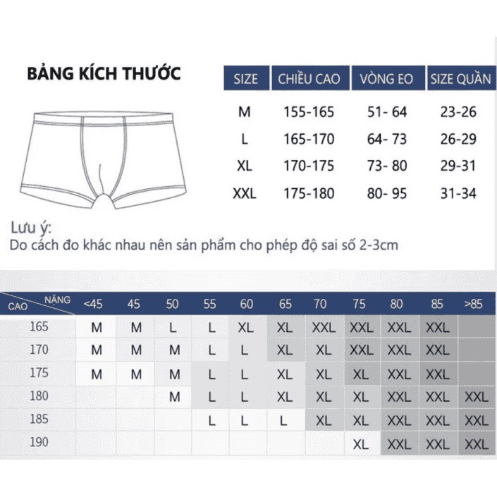 Quần lót nam cotton 100% cao cấp, quần boxer nam thấm hút mồ hôi co giãn 4 chiều siêu đẹp - Thế Giới Quần Nam