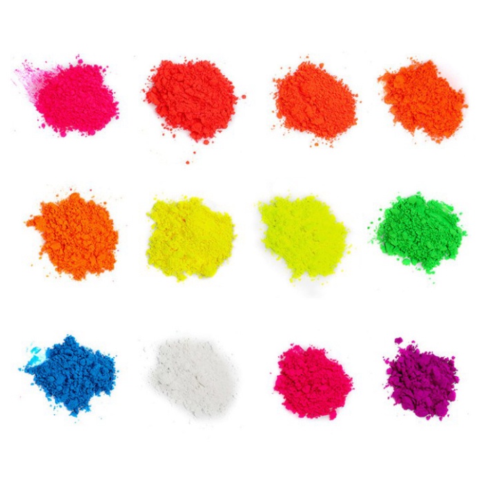 Màu Bột Phản Quang  Phát Sáng Dưới Tia Đèn UV hũ 50g