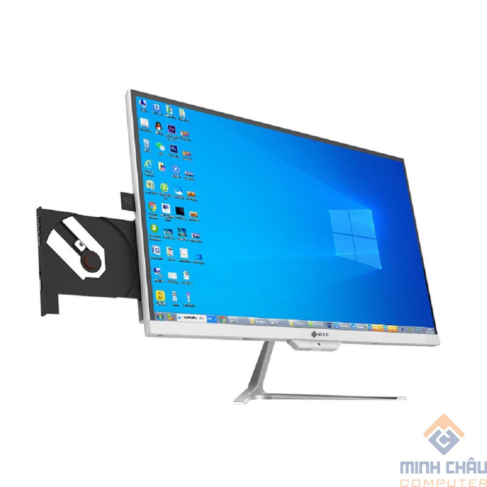 Bộ PC All In One MCC 1184P4 Home Office Computer CPU i3 10100/ Ram8G/ SSD480Gb/ DVDRW/ Camera/ Wifi/ IPS 24 inch | BigBuy360 - bigbuy360.vn