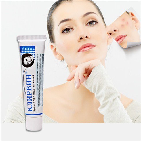 Kem mờ sẹo KLIRVIN Nga 25g, giảm sẹo lồi, lõm, sẹo thâm, do mụn