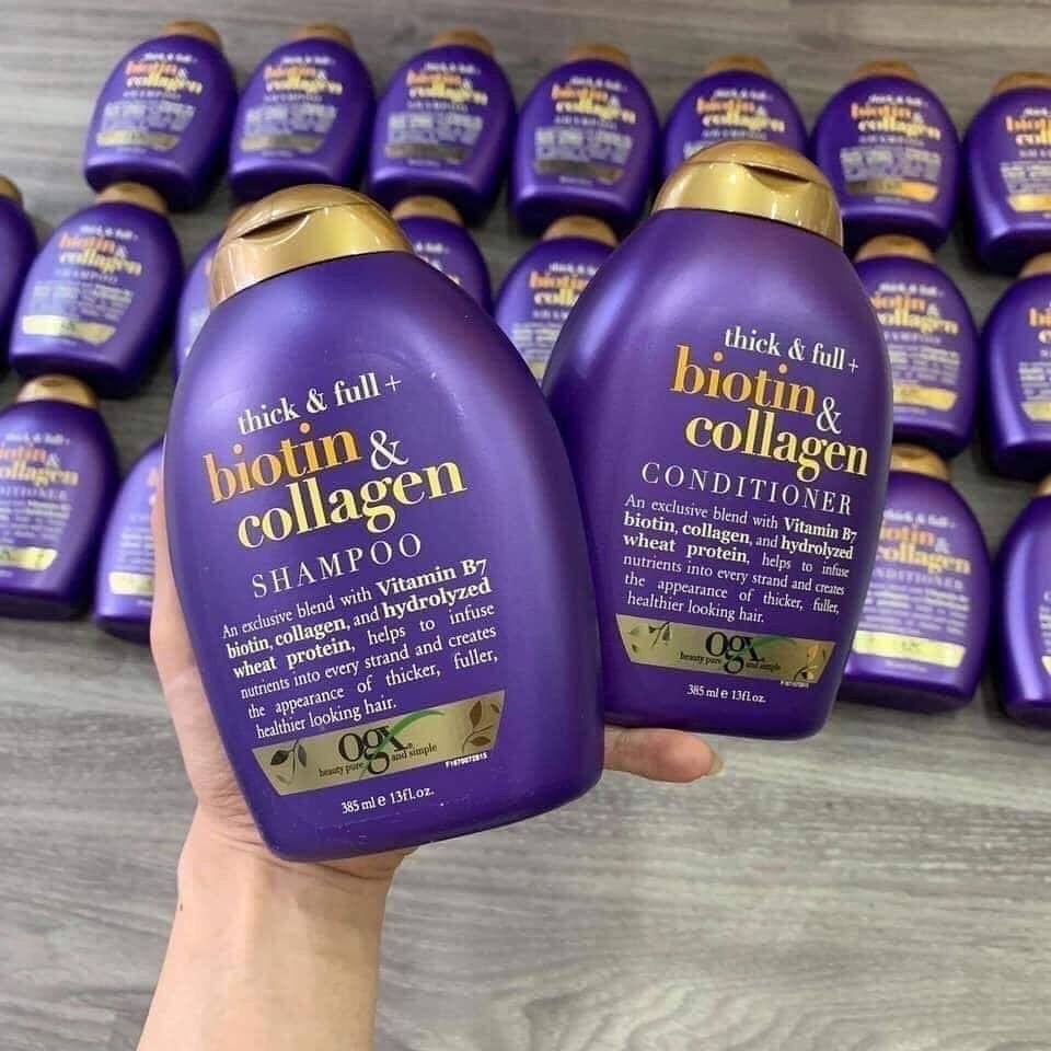 Dầu Gội Đầu Biotin - Bộ Gội Xả Biotin Ngăn Rụng Tóc, Kích Thích Mọc Tóc 385ML  - HÀNG CHÍNH HÃNG BAO CHUẨN