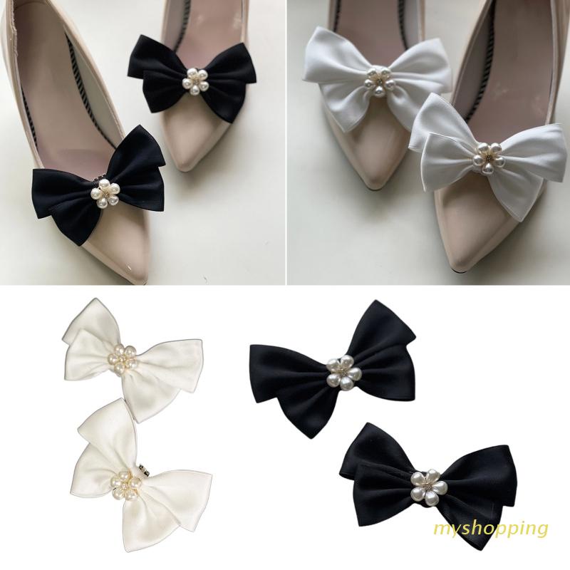 Phụ Kiện Kẹp Đính Nơ Trang Trí Giày Cưới Cho Nữ