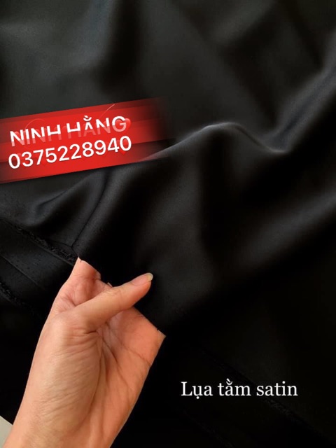 Vải đt Lụa tằm Satin đẹp về đủ màu