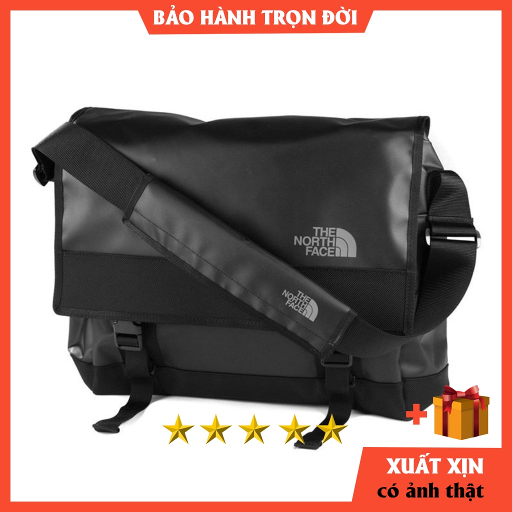 Cặp túi đeo chéo nam The North Face base đựng laptop Camp Messenger Bag HÀNG HÃNG Chống thấm nước - Dùng đi học đi làm