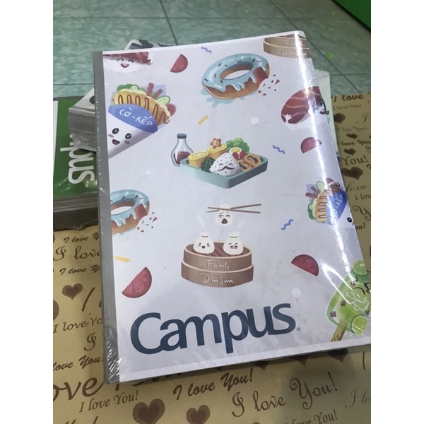 Vở kẻ ngang 80 trang Campus Food-2