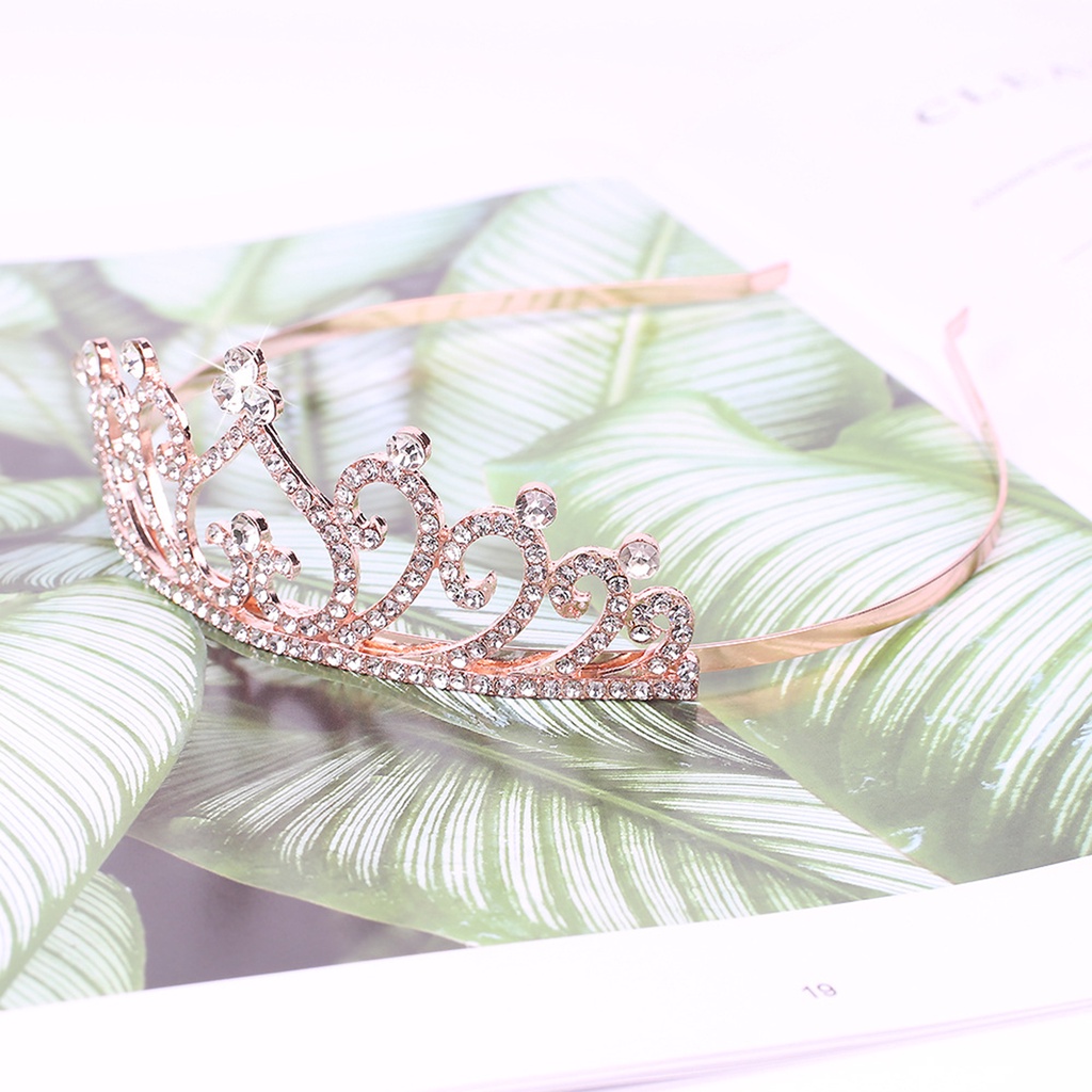 Vương miện công chúa đính đá xinh xắn dành cho bé gái