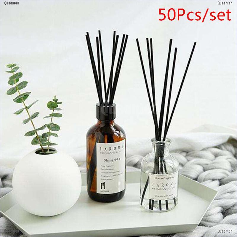 Queen 50Pcs Rattan Reed Sticks Fragrance Reed Diffuser Aroma Oildiffuser Rattan Stick