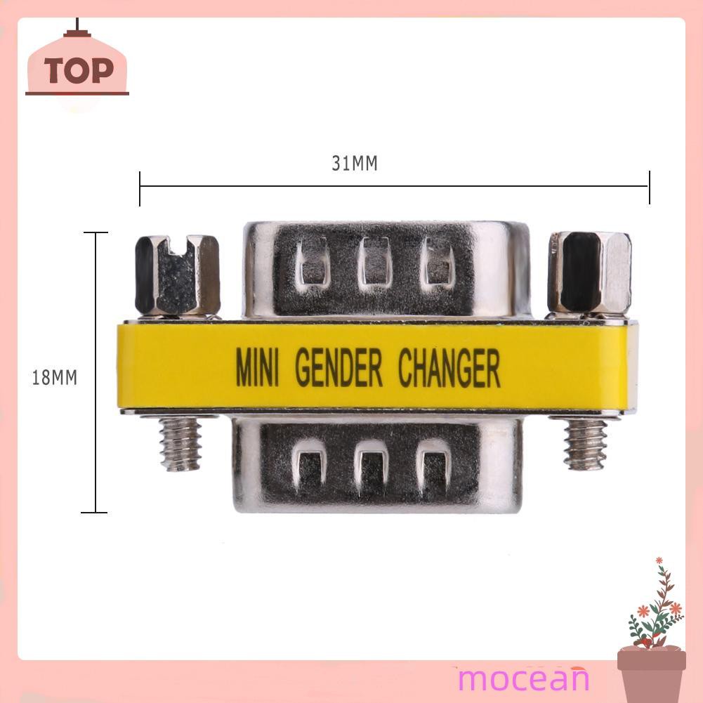 Mocean Set 2 Đầu Chuyển Đổi Từ Db9 Male Sang Male Rs232 Coupler