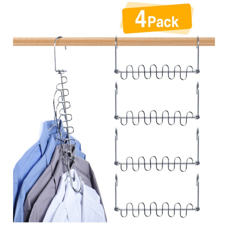 Móc Phơi Đồ Bằng Kim Loại Đa Năng Tiết Kiệm Không Gian