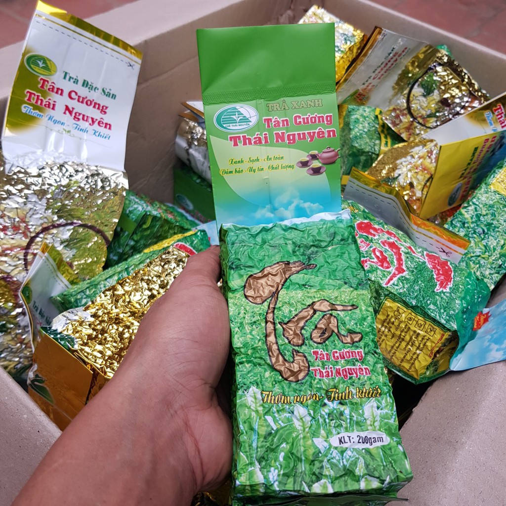 Trà Tân Cương đặc sản Thái Nguyên tôm búp loại 1 đóng gói 500g | BigBuy360 - bigbuy360.vn