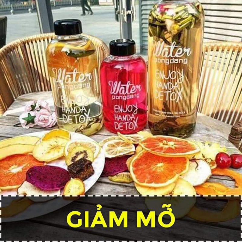 Set VIP Detox gồm 30 gói nhiều vị như hình,1 gói đủ 5-6 vị hoa quả kèm quà tặng