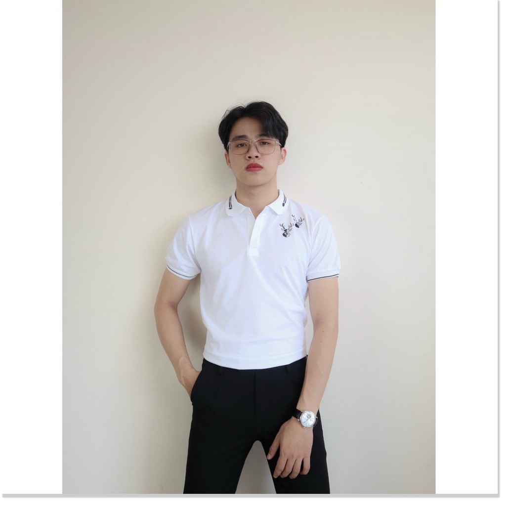 Áo thun cổ trụ ngắn tay đẳng cấp lịch lãm KME FASHION