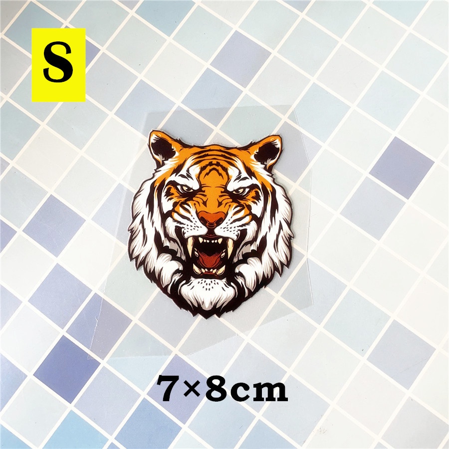 ✪ Sticker Dán Tường Hình Con Hổ ✪ 1 Miếng Dán Trang Trí Bằng Nhựa Vinyl