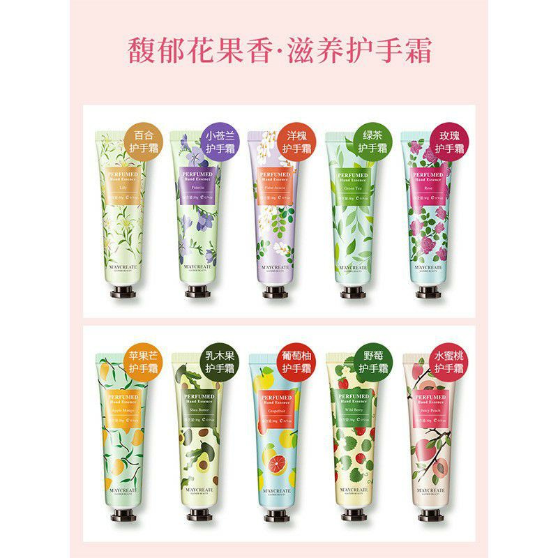 Set 10 tuýp kem dưỡng da tay