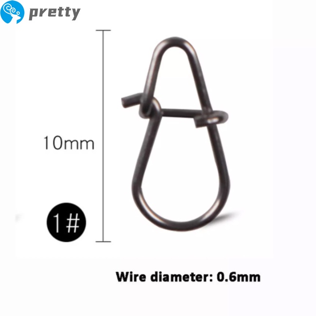 Set 20 khóa câu cá bằng thép không gỉ