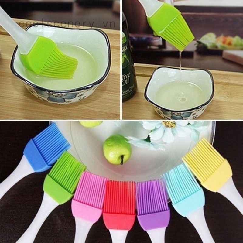 Chổi quét dầu - Cọ quét dầu ăn, quét mỡ, quét mặt bánh bằng silicon chịu nhiệt