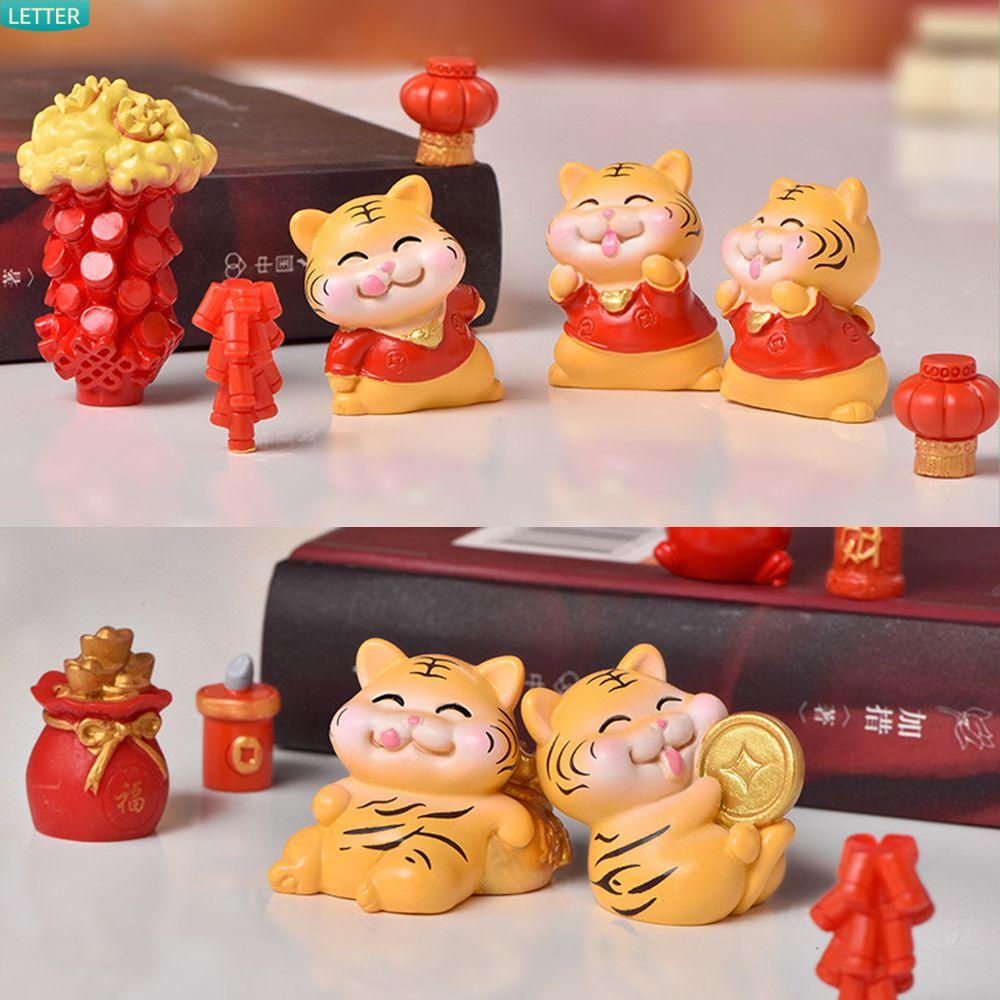 Đồ trang trí Chú Hổ Trang Trí Phong Cách Năm Mới 2022 DIY