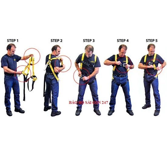 DÂY ĐAI AN TOÀN BÁN THÂN 1 MÓC LỚN