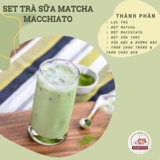 Set trà sữa matcha thơm ngon béo ngậy ( 12-15ly)