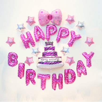 Set Bóng Trang Trí Sinh Nhật Cho Bé Gái Hình Hello Kitty, Chuột Mickey Và Mini (TẶNG KÈM BƠM BÓNG + BĂNG DÍNH 2 MẶT)